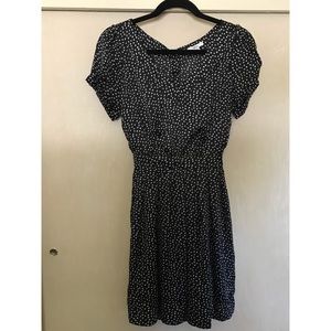 Bar III Dot Dress with back Cut-Out